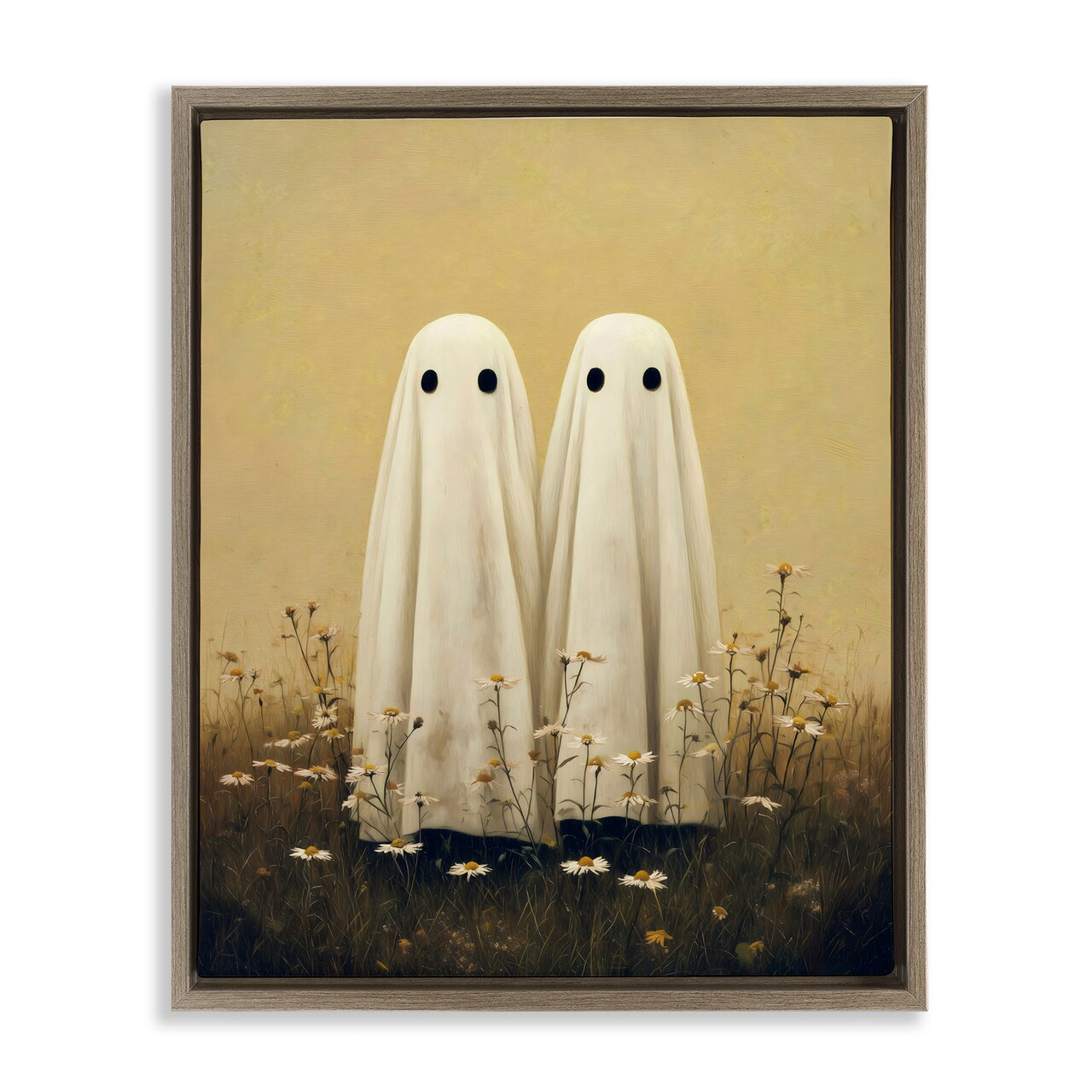 Stupell Industries Daisy Ghost Couple Floating Frame, design by Arlington Prints